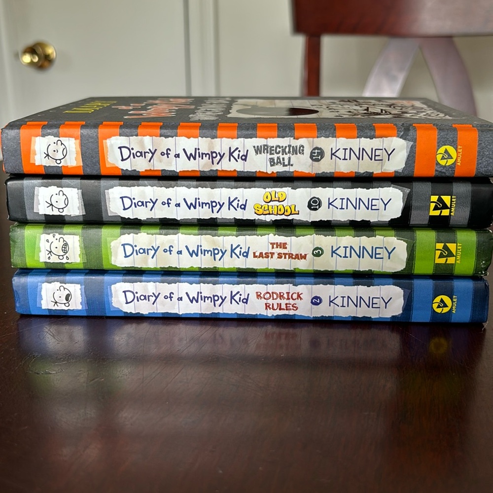 Diary of a Wimpy Kid Hardcover - Books 2, 3, 10, and 14